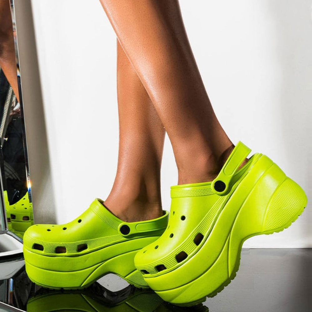 NEW🔥Light-Weight Wedge Platform Heel Sandal Clogs - Picture 3 of 7